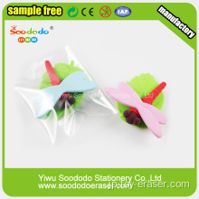 SOODODOステーショナリーギフトセットCute Insects Rubber Eraser